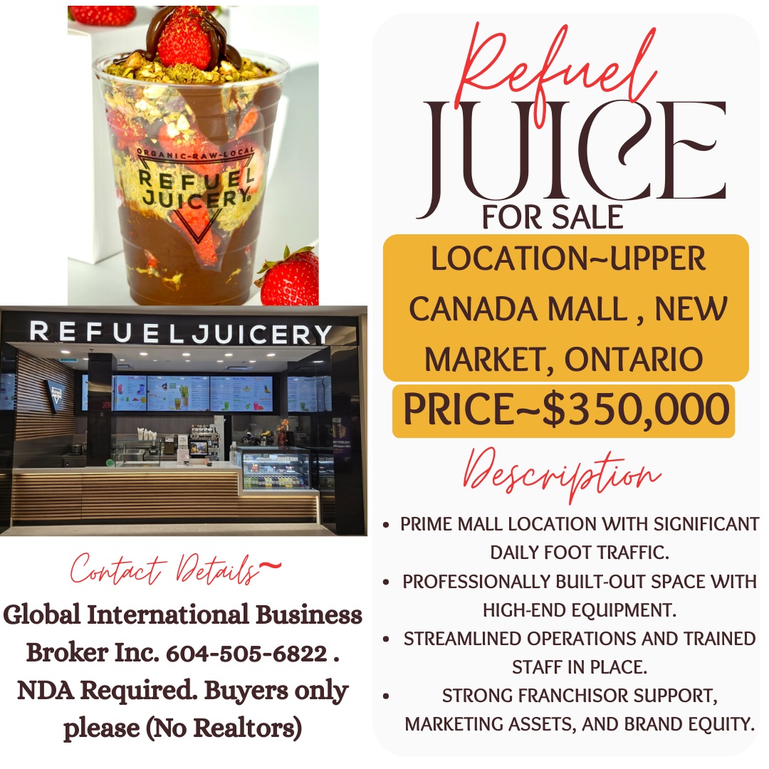   Refuel Juicery Franchise Opportunity